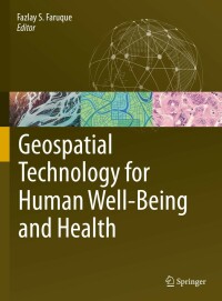 Cover image: Geospatial Technology for Human Well-Being and Health 9783030713768