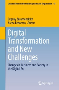 Imagen de portada: Digital Transformation and New Challenges 9783030713966