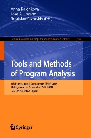 صورة الغلاف: Tools and Methods of Program Analysis 9783030714710