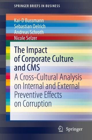 Cover image: The Impact of Corporate Culture and CMS 9783030721503