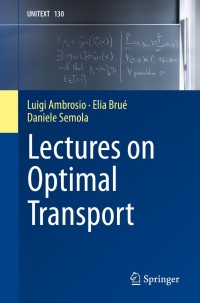 Cover image: Lectures on Optimal Transport 9783030721619