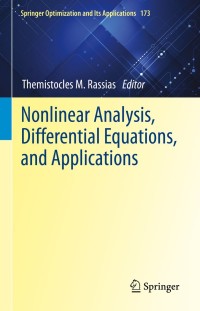 Imagen de portada: Nonlinear Analysis, Differential Equations, and Applications 9783030725624