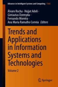 Immagine di copertina: Trends and Applications in Information Systems and Technologies 9783030726508