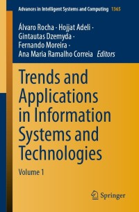 Imagen de portada: Trends and Applications in Information Systems and Technologies 9783030726560