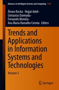 صورة الغلاف: Trends and Applications in Information Systems and Technologies 9783030726591