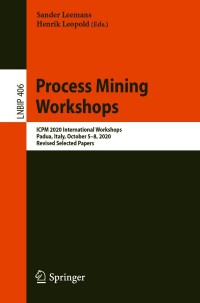 Titelbild: Process Mining Workshops 9783030726928