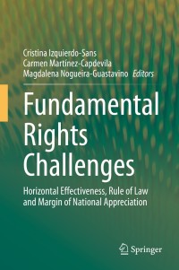 Imagen de portada: Fundamental Rights Challenges 9783030727970