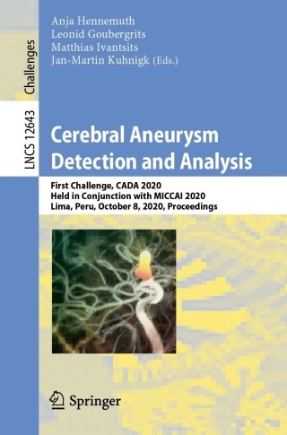 Imagen de portada: Cerebral Aneurysm Detection and Analysis 9783030728618