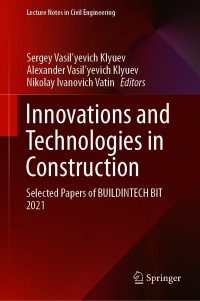 Cover image: Innovations and Technologies in Construction 9783030729097