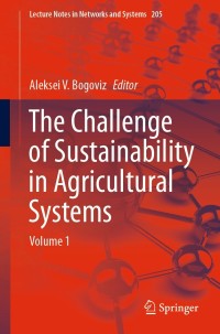 Cover image: The Challenge of Sustainability in Agricultural Systems 9783030730963