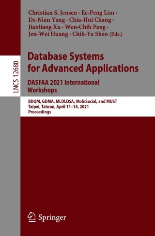 Cover image: Database Systems for Advanced Applications. DASFAA 2021 International Workshops 9783030732158