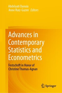 Cover image: Advances in Contemporary Statistics and Econometrics 9783030732486