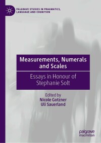 Cover image: Measurements, Numerals and Scales 9783030733223
