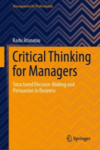 Imagen de portada: Critical Thinking for Managers 9783030735999