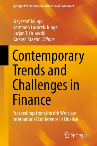Cover image: Contemporary Trends and Challenges in Finance 9783030736668