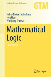 Cover image: Mathematical Logic 3rd edition 9783030738389
