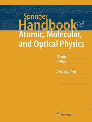 Cover image: Springer Handbook of Atomic, Molecular, and Optical Physics 2nd edition 9783030738921