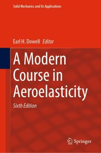 Cover image: A Modern Course in Aeroelasticity 6th edition 9783030742355