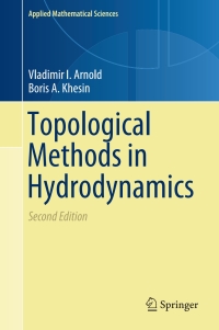 Imagen de portada: Topological Methods in Hydrodynamics 2nd edition 9783030742775