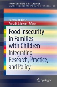 Cover image: Food Insecurity in Families with Children 9783030743413