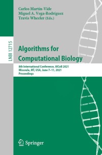 Imagen de portada: Algorithms for Computational Biology 9783030744311