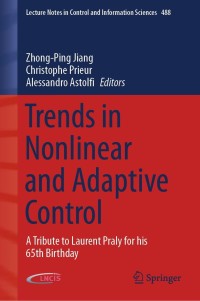 صورة الغلاف: Trends in Nonlinear and Adaptive Control 9783030746278