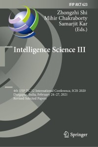 Cover image: Intelligence Science III 9783030748258
