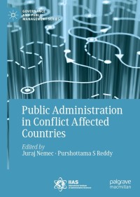 Omslagafbeelding: Public Administration in Conflict Affected Countries 9783030749651