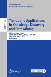 Imagen de portada: Trends and Applications in Knowledge Discovery and Data Mining 9783030750145