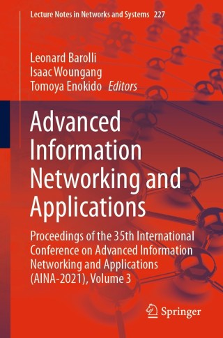 Imagen de portada: Advanced Information Networking and Applications 9783030750770