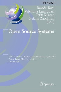 Imagen de portada: Open Source Systems 9783030752507