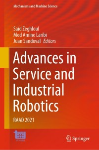 Cover image: Advances in Service and Industrial Robotics 9783030752583