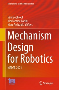 Cover image: Mechanism Design for Robotics 9783030752705