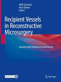 Titelbild: Recipient Vessels in Reconstructive Microsurgery 9783030753887