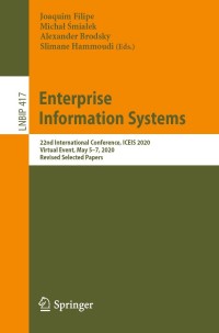 Cover image: Enterprise Information Systems 9783030754174