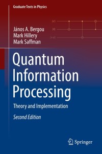 Cover image: Quantum Information Processing 2nd edition 9783030754358