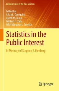 Cover image: Statistics in the Public Interest 9783030754594