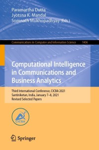 Imagen de portada: Computational Intelligence in Communications and Business Analytics 9783030755287