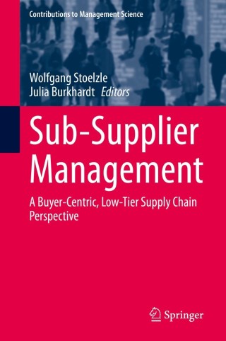 Imagen de portada: Sub-Supplier Management 9783030755744