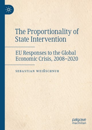 Cover image: The Proportionality of State Intervention 9783030756758