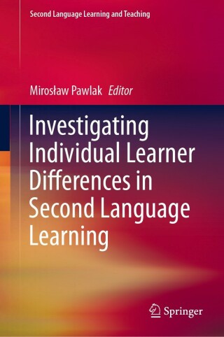 Imagen de portada: Investigating Individual Learner Differences in Second Language Learning 9783030757250