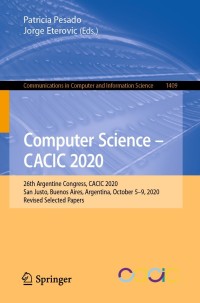 Immagine di copertina: Computer Science – CACIC 2020 9783030758356