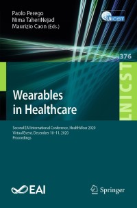 Cover image: Wearables in Healthcare 9783030760656