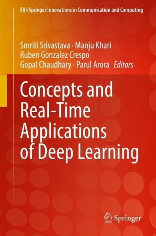 Imagen de portada: Concepts and Real-Time Applications of Deep Learning 9783030761660