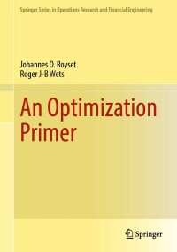صورة الغلاف: An Optimization Primer 9783030762742