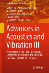 Cover image: Advances in Acoustics and Vibration III 9783030765163