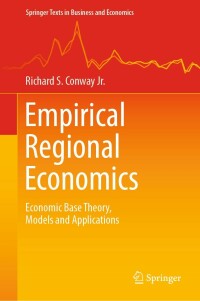 Cover image: Empirical Regional Economics 9783030766450