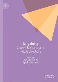 Cover image: Bargaining 9783030766658