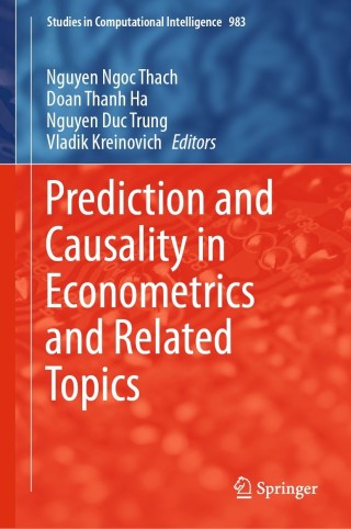 Immagine di copertina: Prediction and Causality in Econometrics and Related Topics 9783030770938