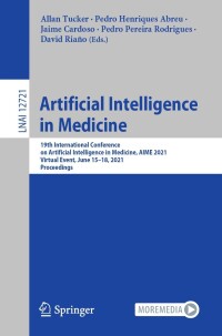 Cover image: Artificial Intelligence in Medicine 9783030772109